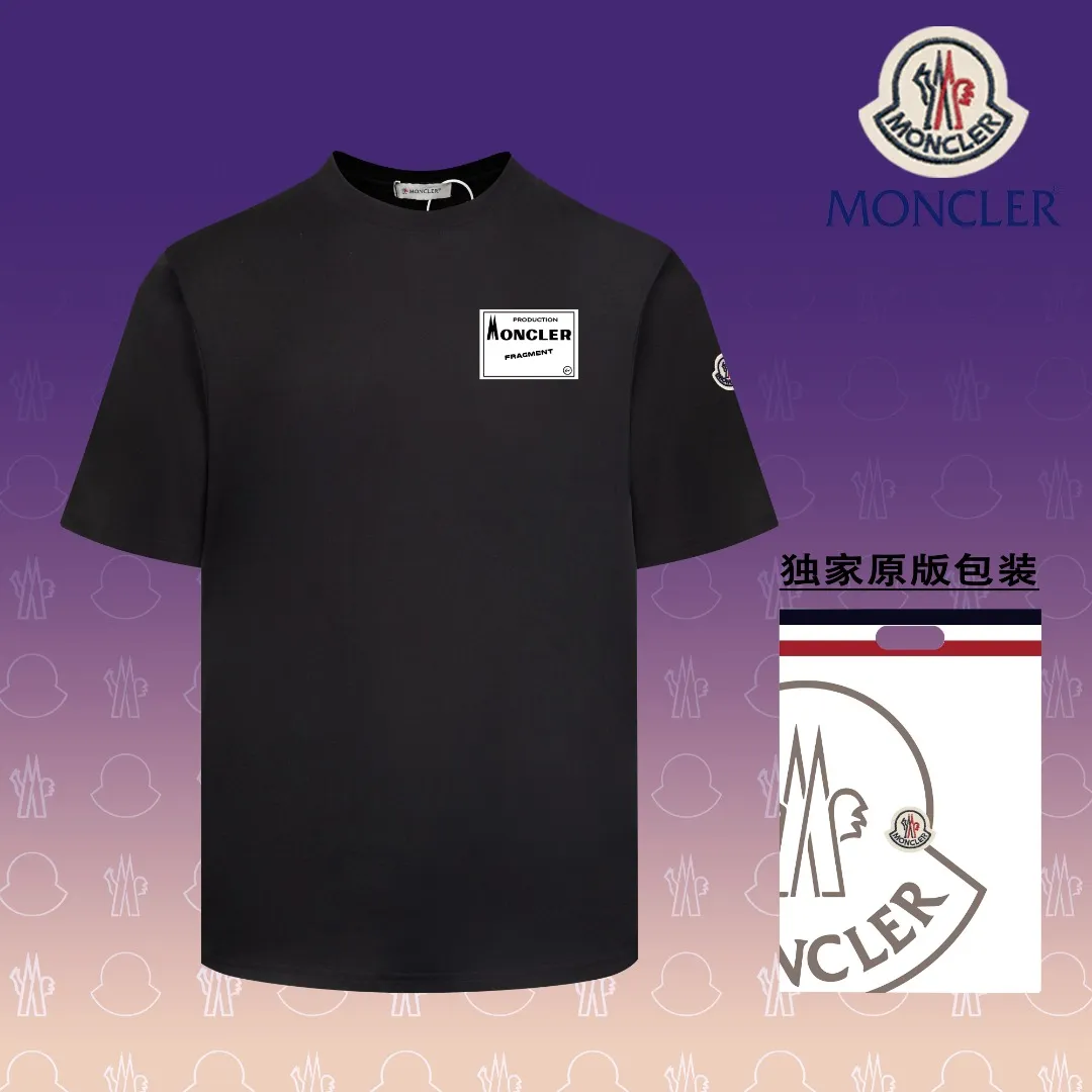 【 MONCLER】 2024 New Arrival Premium LOGO ， Premium ， 230 ， ， ， ！ Same Style ❗️ Same Style， In Stock！ Size：S M L XL XXL ：Black White